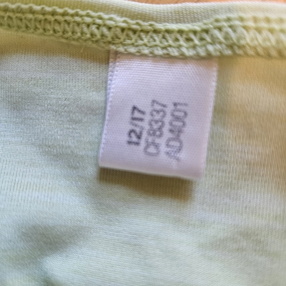 adidas Climalite Lime Green Cross-Back Tank Top Size XS - Picture 9 of 13